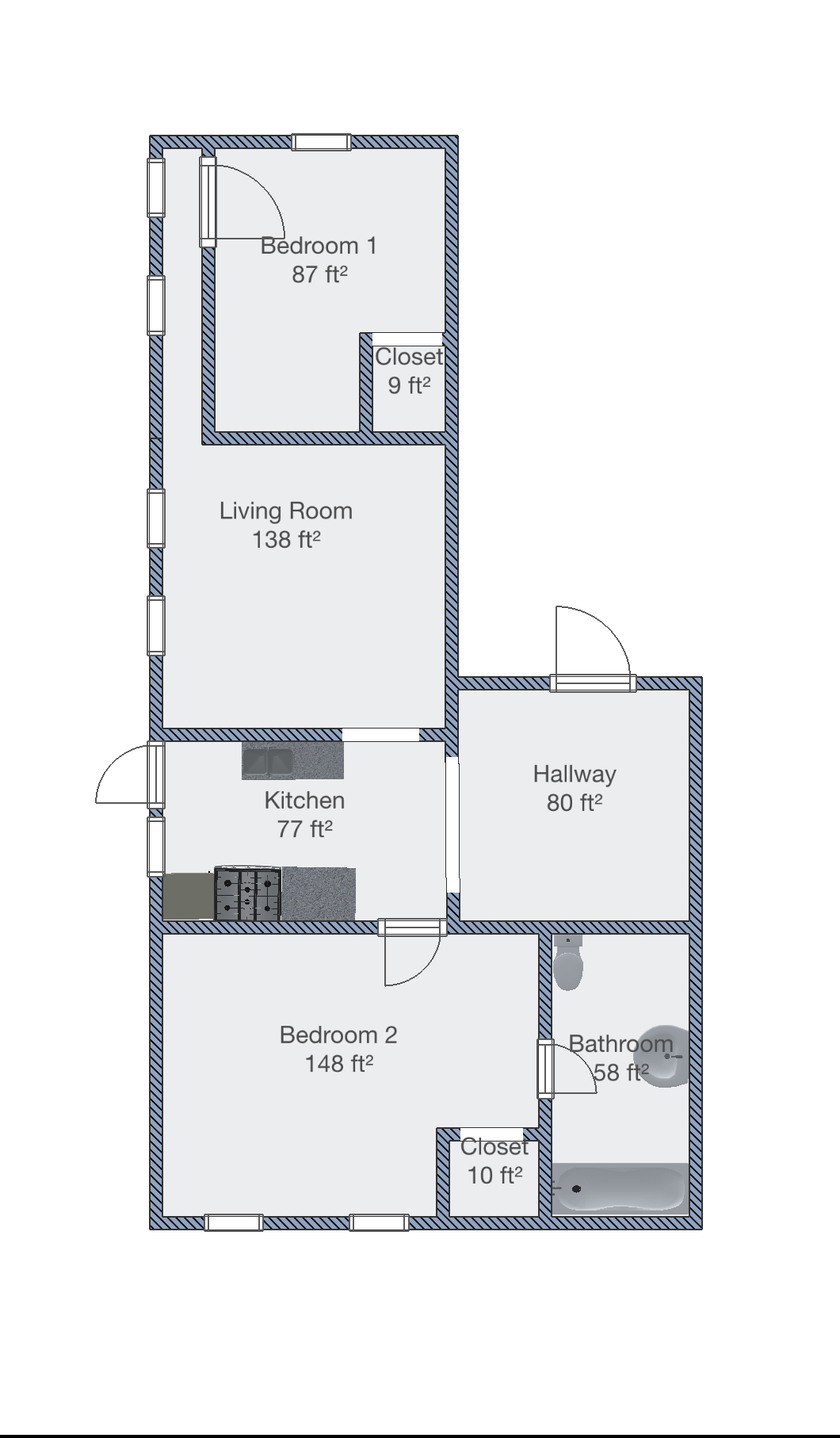 1302 State St, Eau Claire, Wisconsin 54703, 2 Bedrooms Bedrooms, ,1 BathroomBathrooms,Multi-Family,Apartment,1302 State St,1015