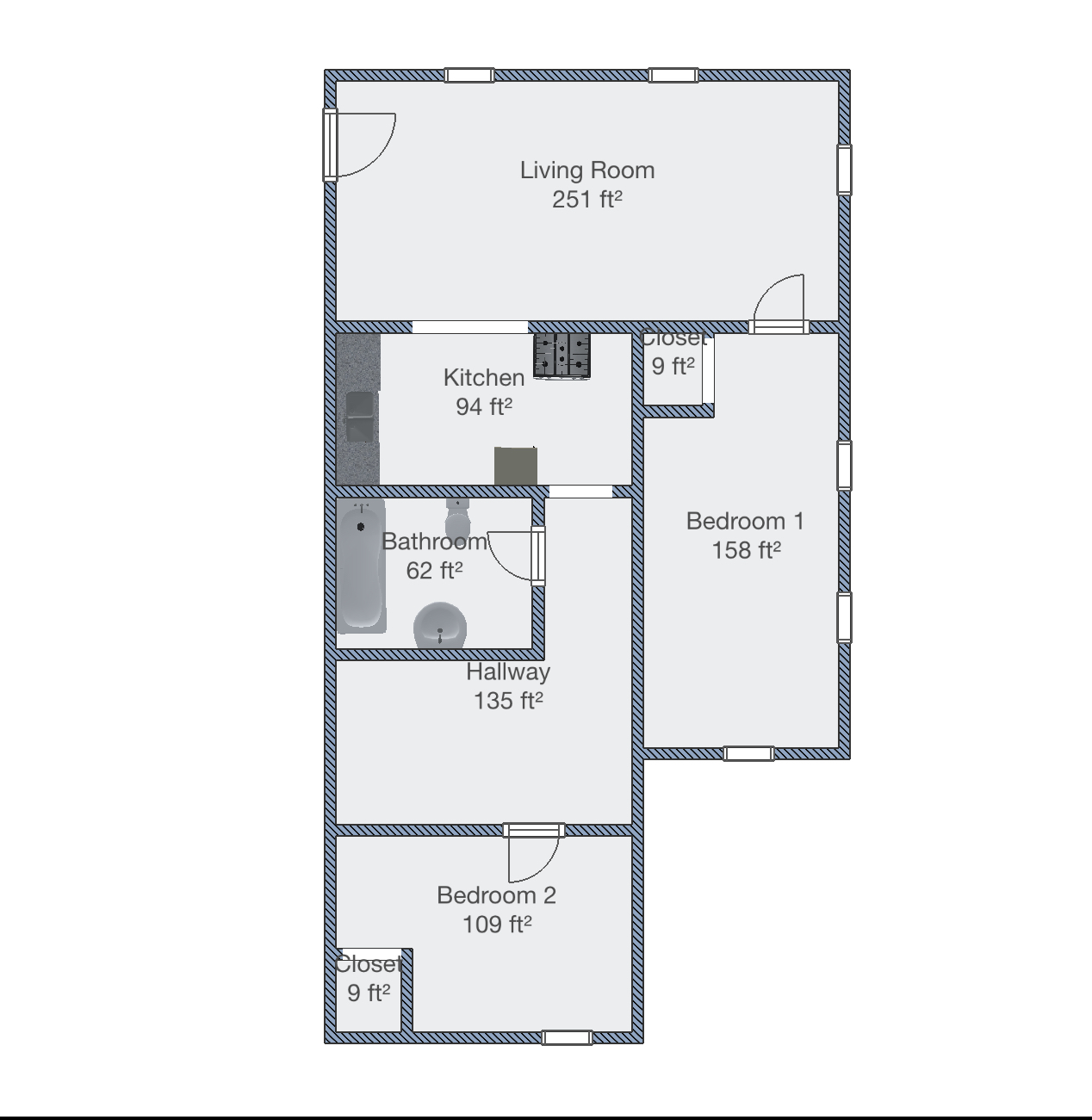 1310 State, Eau Claire, Wisconsin 54703, 2 Bedrooms Bedrooms, ,1 BathroomBathrooms,Multi-Family,Apartment,1310 State,1026