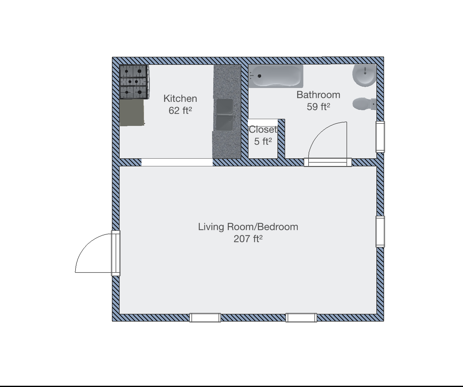 244 Lake St, Eau Claire, Wisconsin 54703, 1 Bedroom Bedrooms, ,1 BathroomBathrooms,Multi-Family,Apartment,244 Lake St ,1045