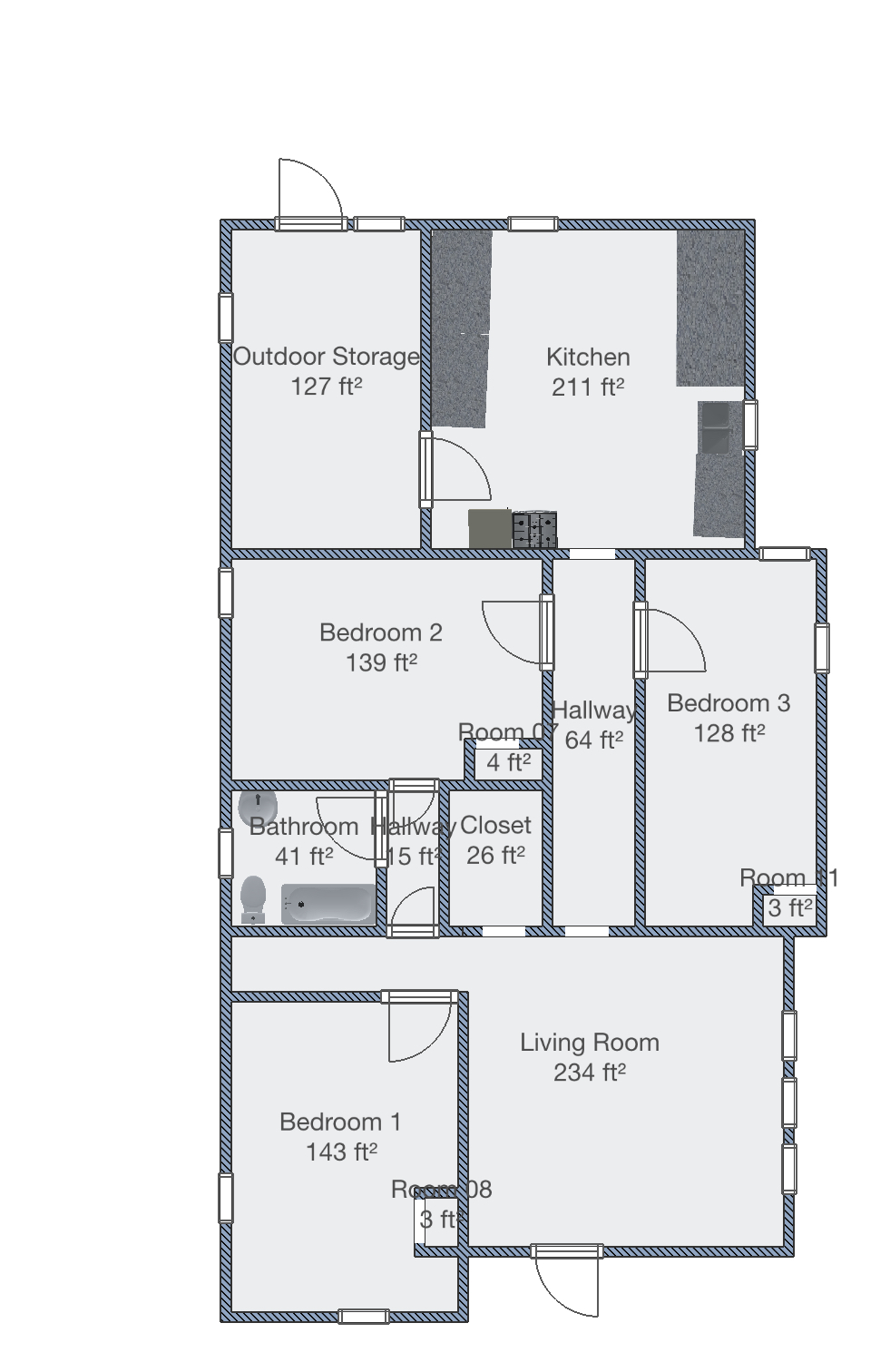 452 West Grand Ave, Eau Claire, Wisconsin 54703, 3 Bedrooms Bedrooms, ,1 BathroomBathrooms,Multi-Family,Apartment,452 West Grand Ave,1068