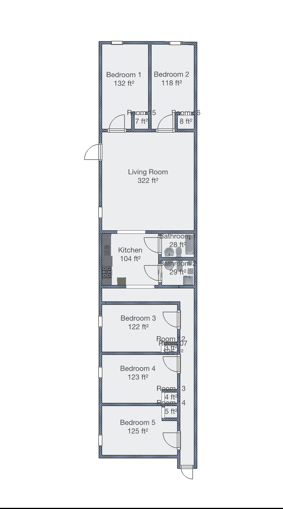 534 Water St, Eau Claire, Wisconsin 54703, 5 Bedrooms Bedrooms, ,2 BathroomsBathrooms,Multi-Family,Apartment,534 Water St ,1084