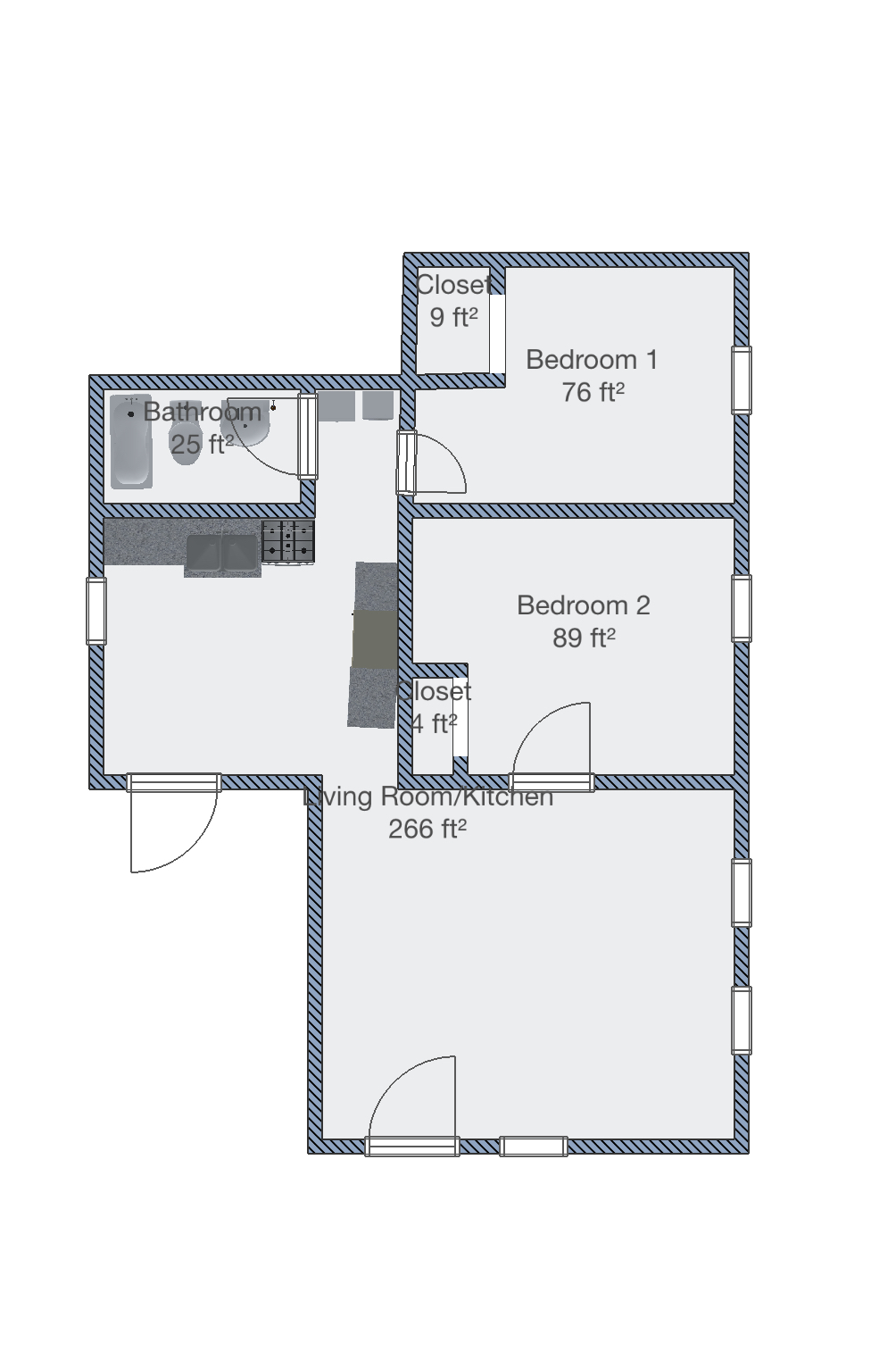 609 Broadway St, Eau Claire, Wisconsin 54703, 2 Bedrooms Bedrooms, ,1 BathroomBathrooms,Multi-Family,Apartment,609 Broadway St,1086