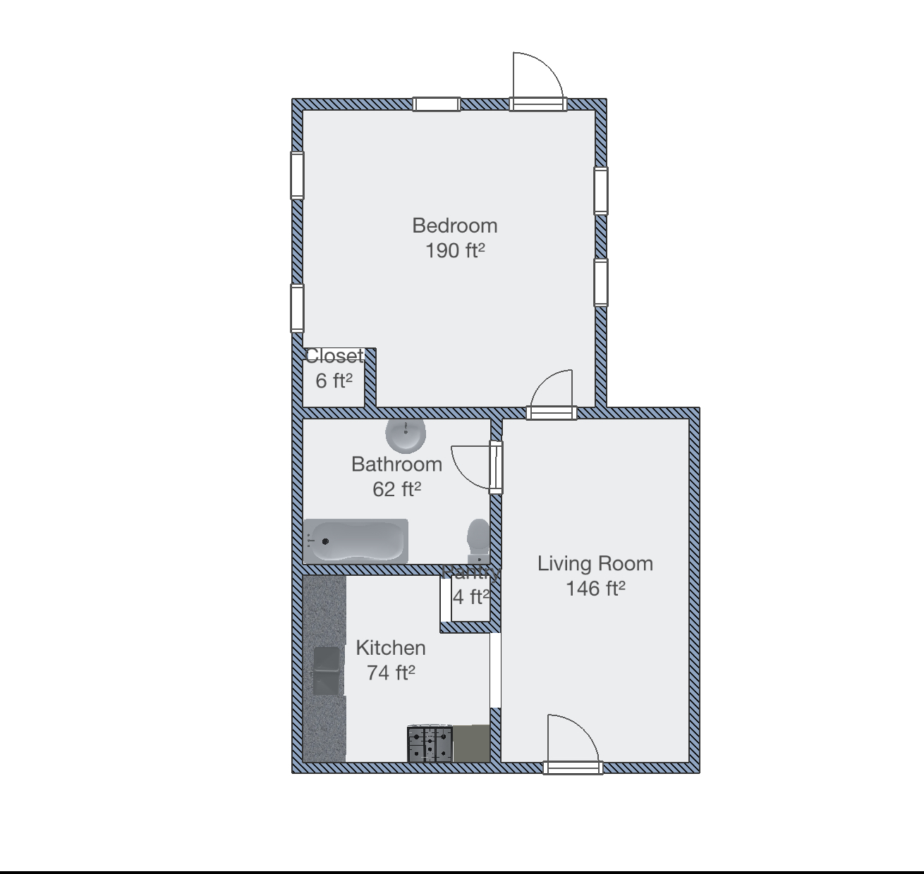 613 Broadway St, Eau Claire, Wisconsin 54703, 1 Bedroom Bedrooms, ,1 BathroomBathrooms,Multi-Family,Apartment,613 Broadway St,1087